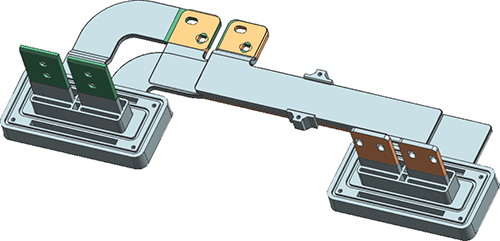 氢能汽车注塑金属结构件